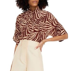 NWOT Zimmermann Topstitched Shirt